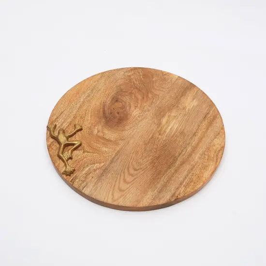 Froggy Wooden Platter {2}