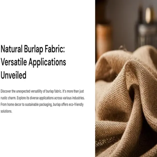 Natural Burlap Fabric Roll | Wide Jute Cloth for Arts & Crafts | FabricLA {3}