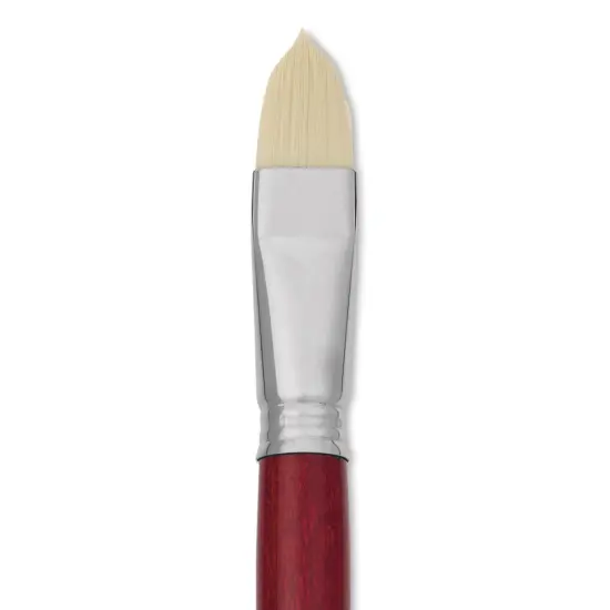 Escoda Marfil Synthetic Bristle Brushes - Series 4460 Filbert, Size 20, Long Handle {1}