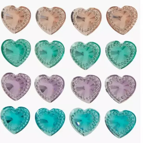 The Paper Studio Adhesive Heart Gems {1}