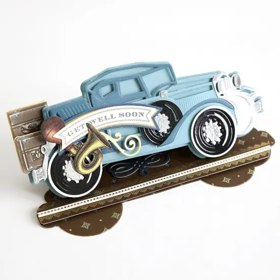 Classic Car Slimline Easel Dies {2}