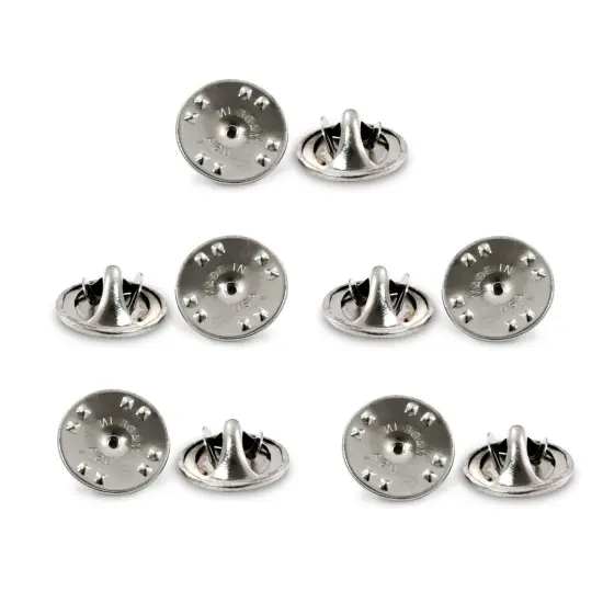 JewelrySupply Scatter Pin Clutch Silver Color (Pack of 10) Butterfly Clutch Pin Backs {1}