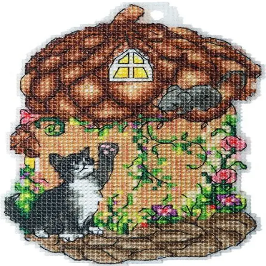House AcornCounted cross stitch kit 8044A {2}