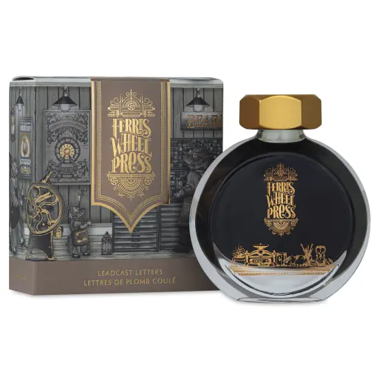 Ferris Wheel Press Fountain Pen Ink - Leadcast Letters, 38 ml {1}