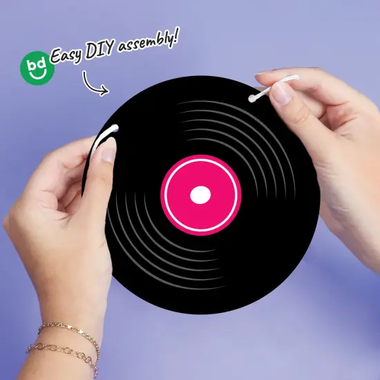 Big Dot of Happiness Through the Decades Garland Banner, 50s, 60s, 70s, 80s, & 90s Party Decor, Throwback Party Banner, 30 Feet of Cord, 15 Double-Sided Retro Decor Pieces {4}