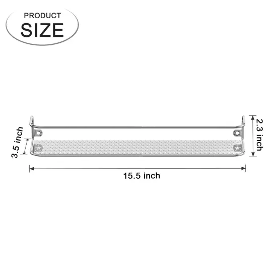 2PCS Spice Racks Wall Mounted Spice Storage Organizer {2}