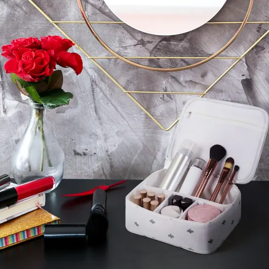 Travel Makeup Cosmetic Bag Portable Toiletry Bag Kit Waterproof Cosmetic Case {5}