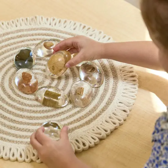 Kaplan Early Learning Company Specimen Stones: Fossils - 9 Stones {4}