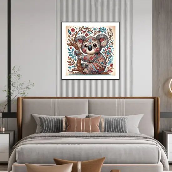 Diamond Painting Kits for Adults Koala, 5D Special Shape Diamond Art Kits for Beginners, Crystal Rhinestones Diamond Painting for Home Wall Decoration Gift 12&times;12inch, Animal {5}