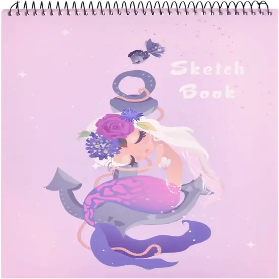 Sketch Book for Kids, 8&rdquo;X11.5&rdquo; 100 Pages(110gsm), Spiral Bound Artist Sketch Pad, Durable Acid Free Sketchbook for Painting, Sketching or Doodling, Best Gifts for Drawing Boys and Girls, White {1}