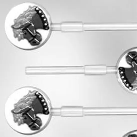 Pony Horse on Circle Sucker Chocolate Mold {4}