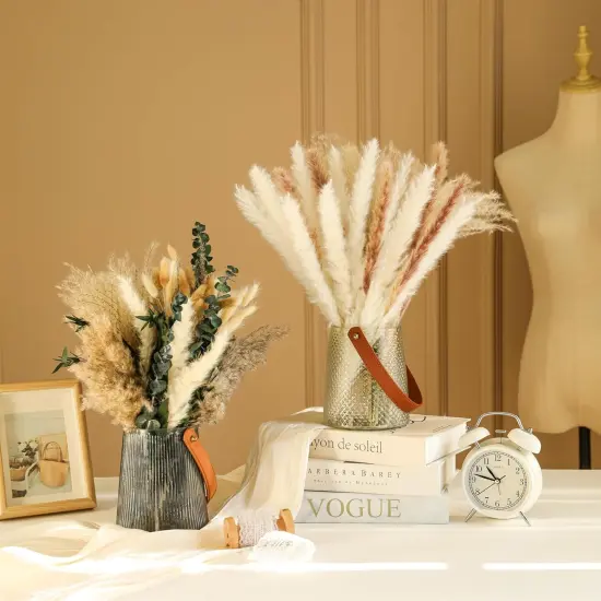 Dried Pampas Grass Decor, Natural Dried Flower Bouquet Rustic Boho Decor for Home Decor Indoor, Bedroom, Wedding, or Gift {5}