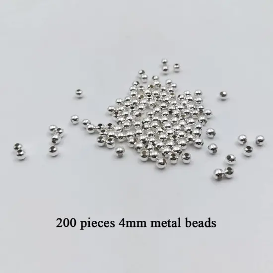 20 Colors 1mm Jewelry Making Beading Crafting Macrame Waxed Cotton Cord Thread with 200 Silver Metal Beads, 10 Yards Each Color {5}