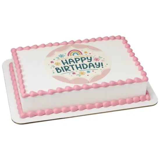 Happy Birthday! Edible Icing Sheets- Assorted Image Cake Toppers-Frosting Sheets- Cookies- Cupcake Toppers {7}