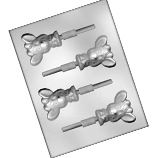 Rudolph Reindeer Sucker Chocolate Lollipop Mold {3}