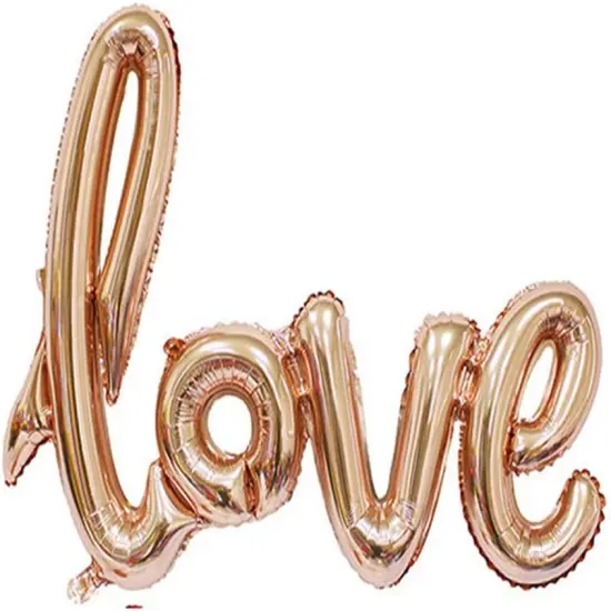Love Foil Balloon Mylar Balloons,Valentines Day Wedding Party Decoration,2Pcs {3}