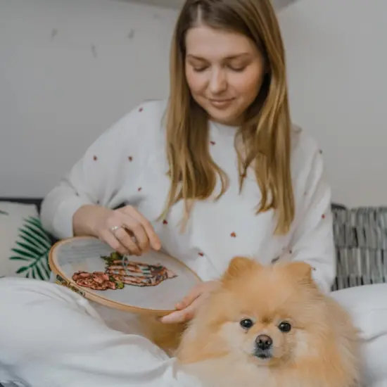 3 Pcs 3 Sizes Beech Wood Embroidery Hoops, Cross Stitch Hoop Wooden Circle for Embroidery, Cross Stitch, Needlework, Art Craft Sewing and Hanging, Wedding Wreath Decoration {4}