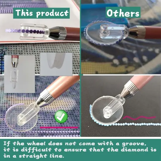 Diamond Painting Wheel Tools with Groove {3}