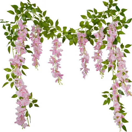 Fake Silk Hanging Flower Vines Greenery for Wedding Arch Party Baby Shower Outdoor {1}