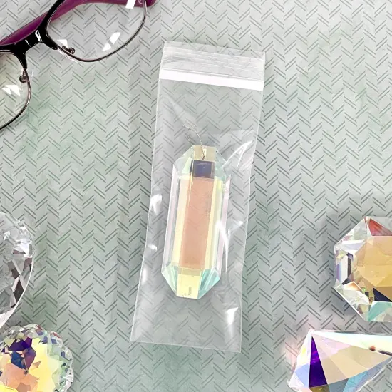 Plymor 2" x 5", 4 Mil Heavy Duty Zipper Reclosable Plastic Bags {5}