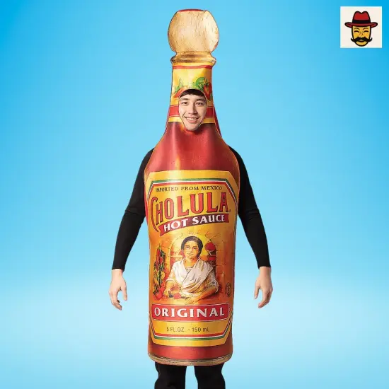 Hot Sauce Costume Funny Spicy Bottle Tunic For Halloween Party Wear {2}