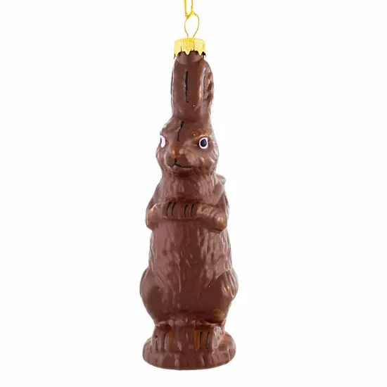 Cody Foster 4.75 In Chocolate Rabbit Easter Tree Ornament , Christmas Decor Easter Bunny Pink {1}