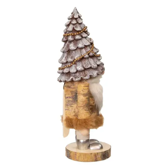 Kurt Adler 10-Inch Wooden Rustic Glamour Gnome Nutcracker {2}