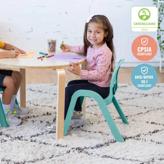 SitRight Chair, Classroom Seating, 4-Pack Seafoam {5}