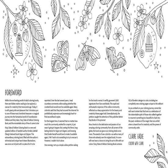 Fairy Tales & Folklore Coloring Book: A Magical Journey Inspired by Scandinavian Fables {2}