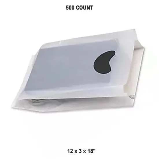 Merchandise Bags 12" x 3" x 18" for White {1}