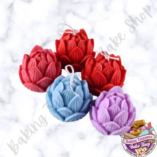 Lotus Flower Silicone Mold {2}