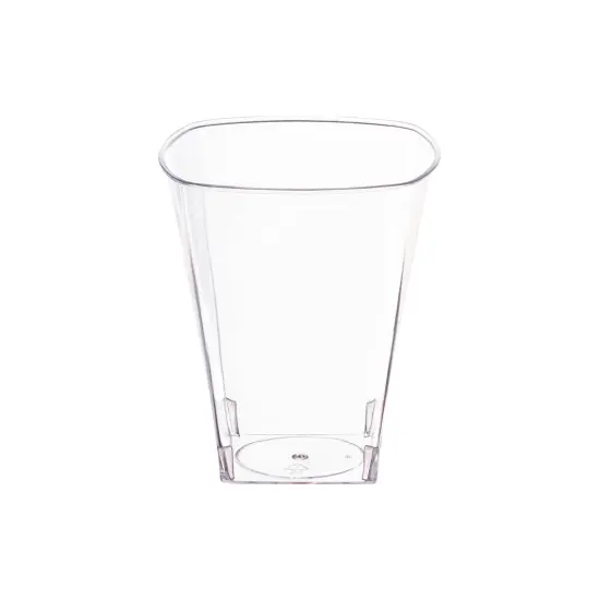 Clear Square Plastic Shot Glasses - 2 oz. (960 Glasses) {1}