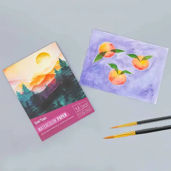 Brea Reese: Watercolor Paper Pad 50 Sheets - 11x15" - 105lb, Acid-Free, Durable & Glue-Bound, Perfect for Watercolor Painting, Adult Art Supplies {6}