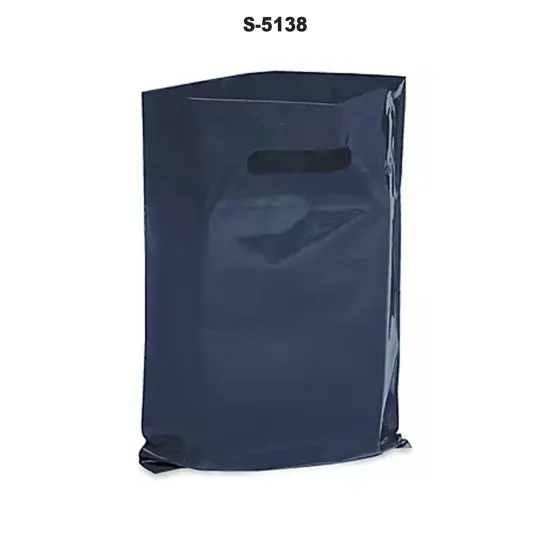 Customizable 11 x 15 x 3" Die Cut Bags Navy {3}