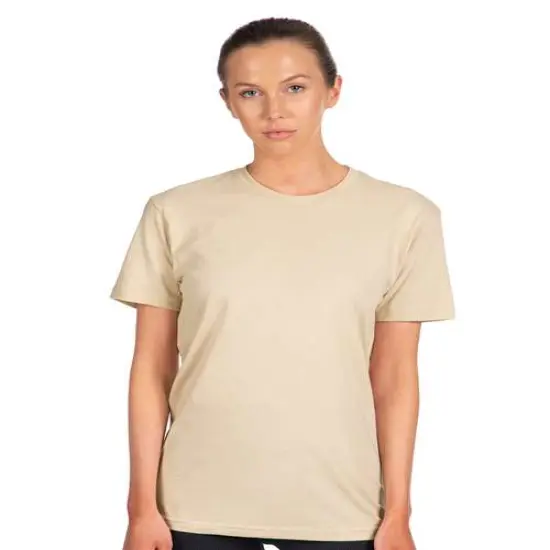 Next Level&reg; Neutrals Crew Neck Unisex Cotton T-Shirt Shiitake {4}