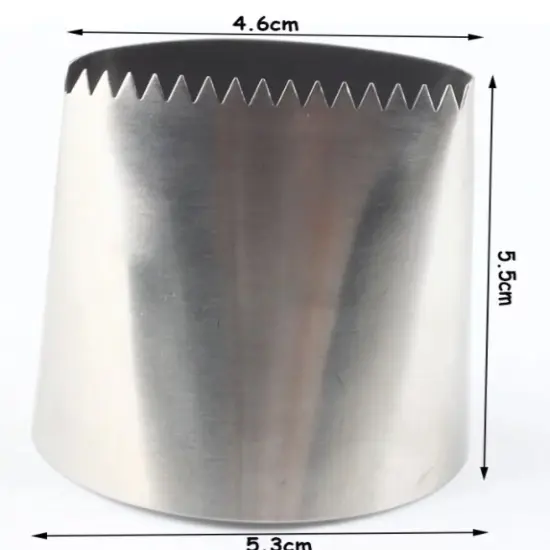 Ribbon Pastry Tip - Stainless Steel {4}