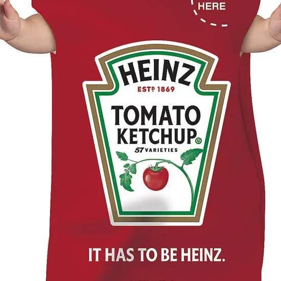Heinz Ketchup Packet Bunting Costume {3}