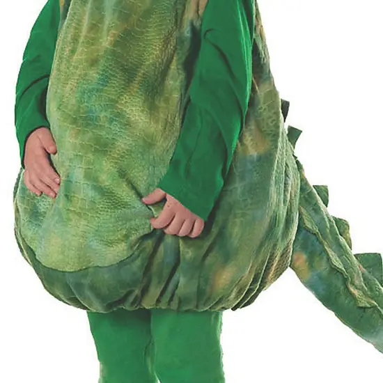 Alligator Toddler Costume with Realistic Scales {3}