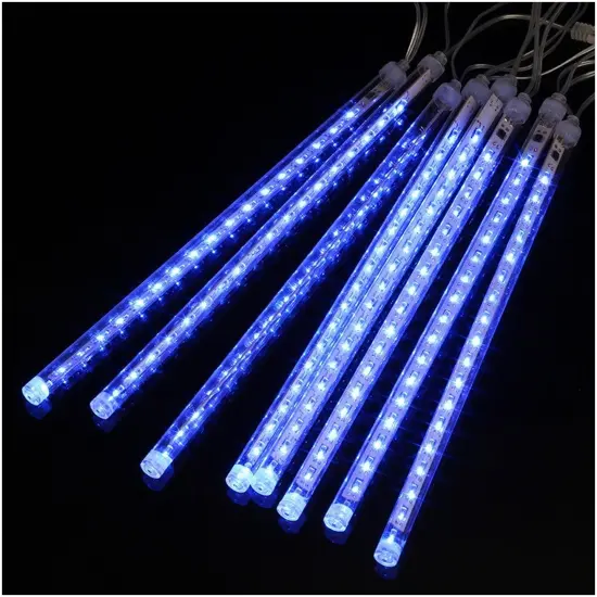 8 Tubes Snowfall 50cm Purple Color {1}