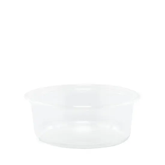 Clear Round Food Container 4 5/8" x 1 13/16" {5}