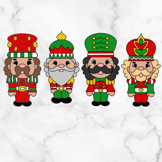 Christmas Nut Crackers Cookie Cutter & Stamp {2}