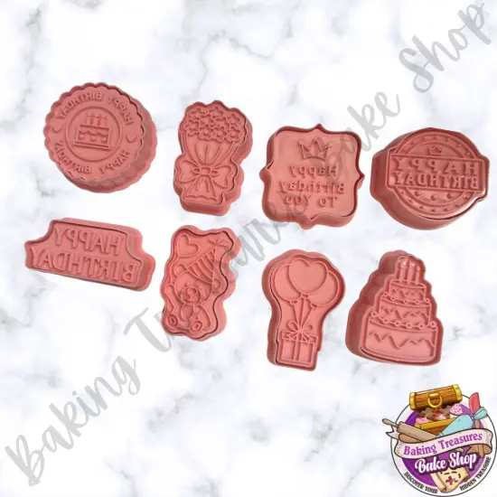 Happy Birthday Cookie Cutter and Embosser {1}