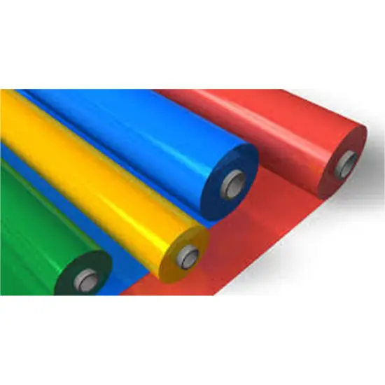 80GA Colored Stretch Film 18" x 1500' 4 Rolls per Case {4}