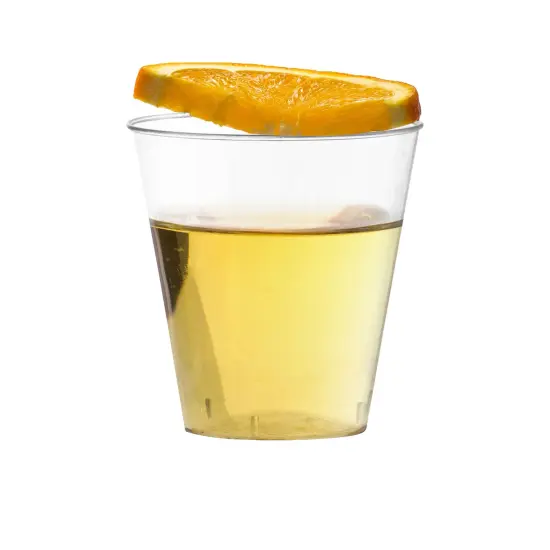 Clear Round Plastic Disposable Shot Glasses - 2 oz. (1200 Glasses) {2}