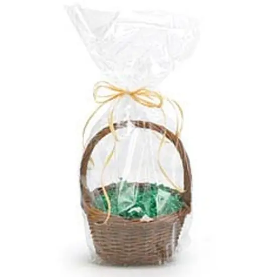 Gusseted Pinched Bottom Basket Bags 12" x 5" Pack of 100 {1}