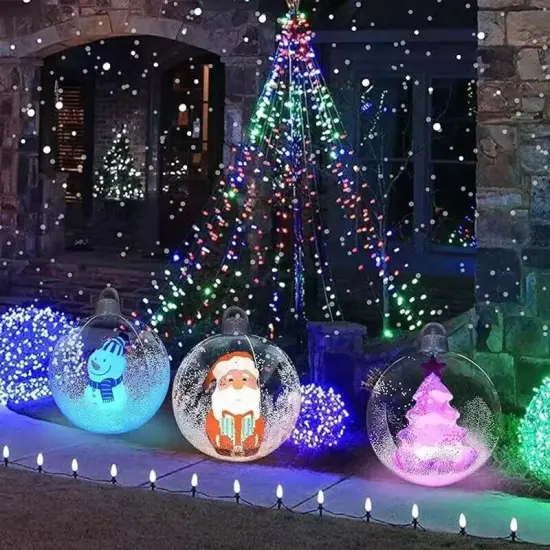 60cm Christmas Inflatable Ball for Home Decor {4}