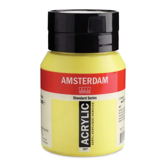 Amsterdam Standard Series Acrylic - Azo Yellow Lemon, 500 ml bottle {1}