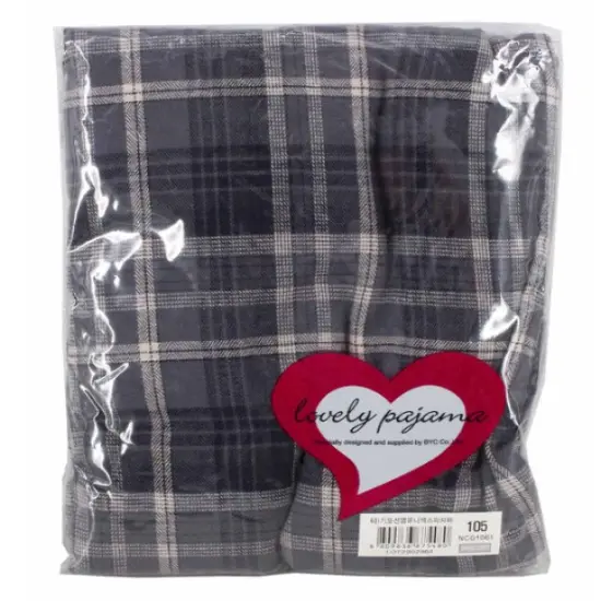 Cozy BYC Cotton PJ Pants for Ultimate Comfort Grey Plaid {3}