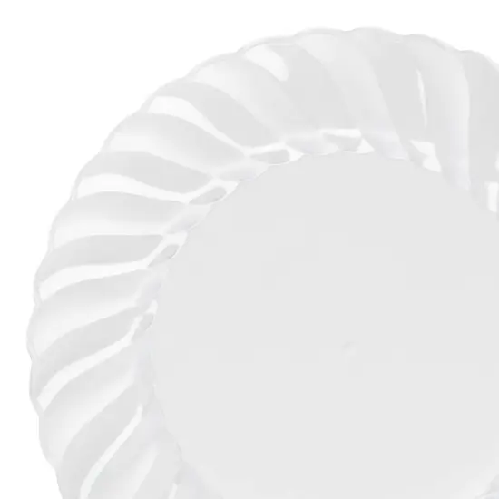 Clear Flair Plastic Appetizer/Salad Plates - 7.5" (180 Plates) {1}