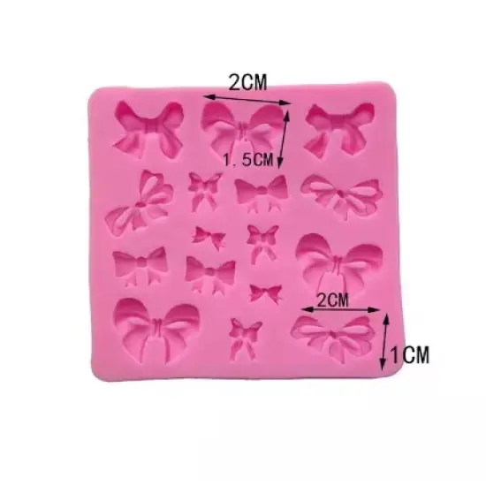 Cute Multi Bows Silicone Mold {2}